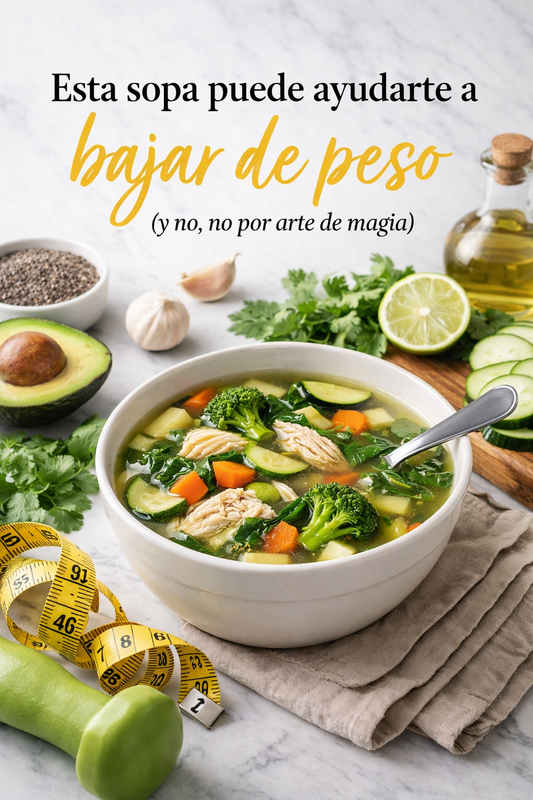 Esta sopa puede ayudarte a bajar de peso